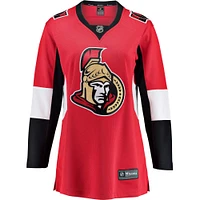 Women's Fanatics Red Ottawa Senators Breakaway Home - Blank Jersey