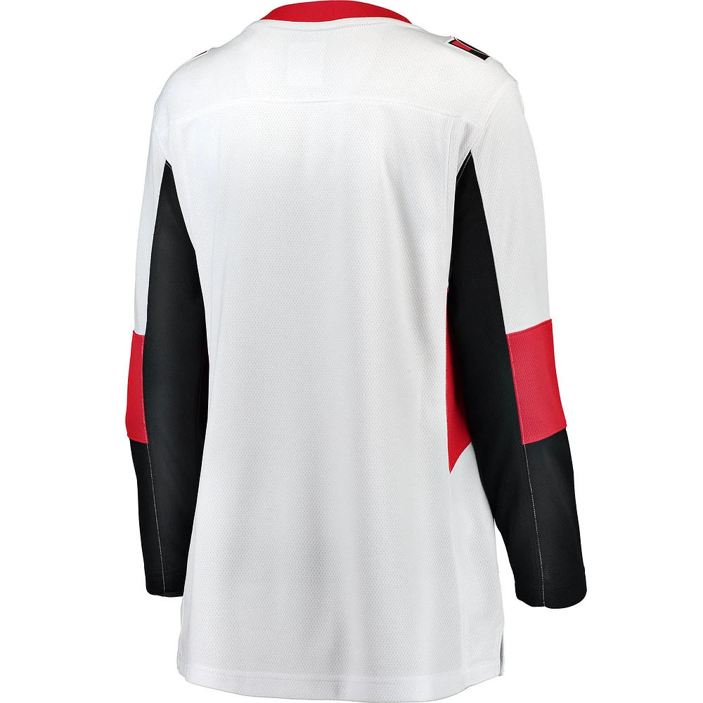 Women's Fanatics White Ottawa Senators Home Breakaway - Blank Jersey