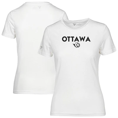 Women's Levelwear  White Ottawa Senators Maddox City Capsule T-Shirt