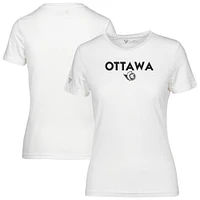 Women's Levelwear  White Ottawa Senators Maddox City Capsule T-Shirt