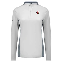 Haut à glissière quart de tour Moxie Insignia Core pour femme des Sénateurs d'Ottawa blanc Levelwear
