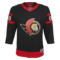 Youth Black Ottawa Senators Home Custom Premier Jersey