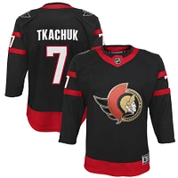 Youth Brady Tkachuk Black Ottawa Senators 2020/21 Home