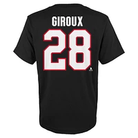 Youth Claude Giroux Black Ottawa Senators  Name & Number T-Shirt