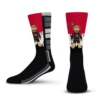 Youth For Bare Feet Ottawa Senators Mascot Drip Crew Chaussettes