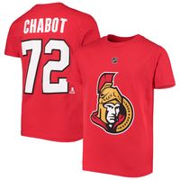 Youth Thomas Chabot Red Ottawa Senators Player Name & Number