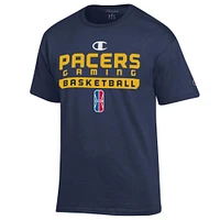 Unisex Champion  Navy Pacers Gaming On-Court 2K League Authentic Practice T-Shirt