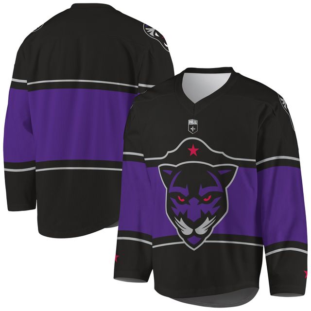 Maillot Replica Panther City Lacrosse Club Noir/Violet Jeune