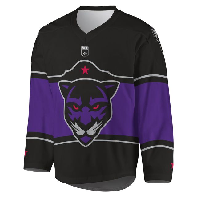 Maillot Replica Panther City Lacrosse Club Noir/Violet Jeune