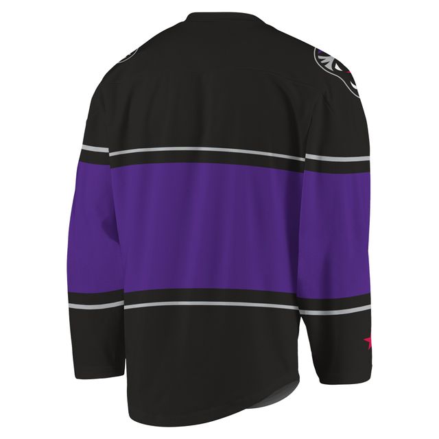 Maillot Replica Panther City Lacrosse Club Noir/Violet Jeune