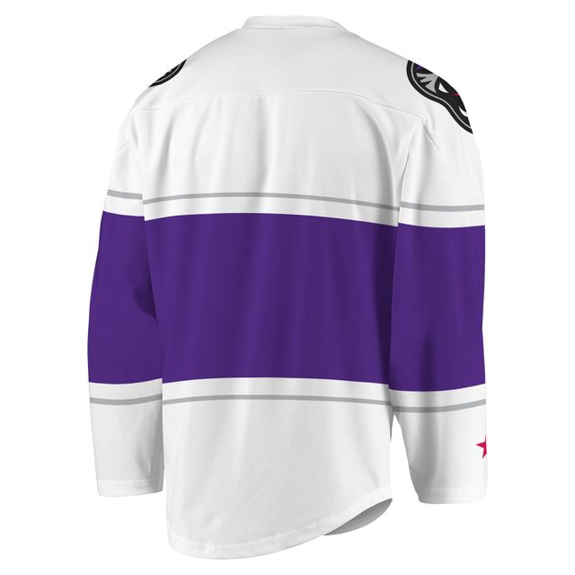 Maillot Replica Panther City Lacrosse Club Blanc/Violet Jeune