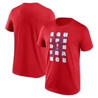 T-shirt rouge Fanatics pour homme Équipe de France Jeux Olympiques d'été Paris 2024