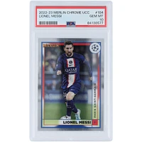 Lionel Messi Paris Saint-Germain 2022-23 Topps Merlin Chrome UCC #104 PSA Authenticated 10 Card 