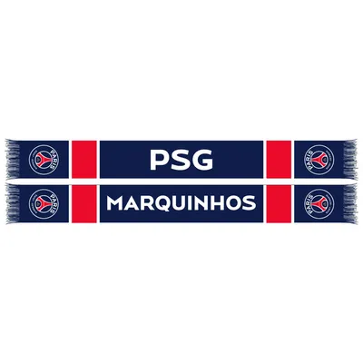Marquinhos Paris Saint-Germain Player HD Knit Scarf - Navy/Red
