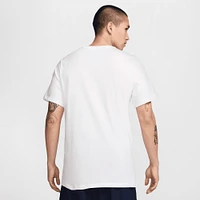 T-shirt Nike blanc avec logo Paris Saint-Germain pour homme