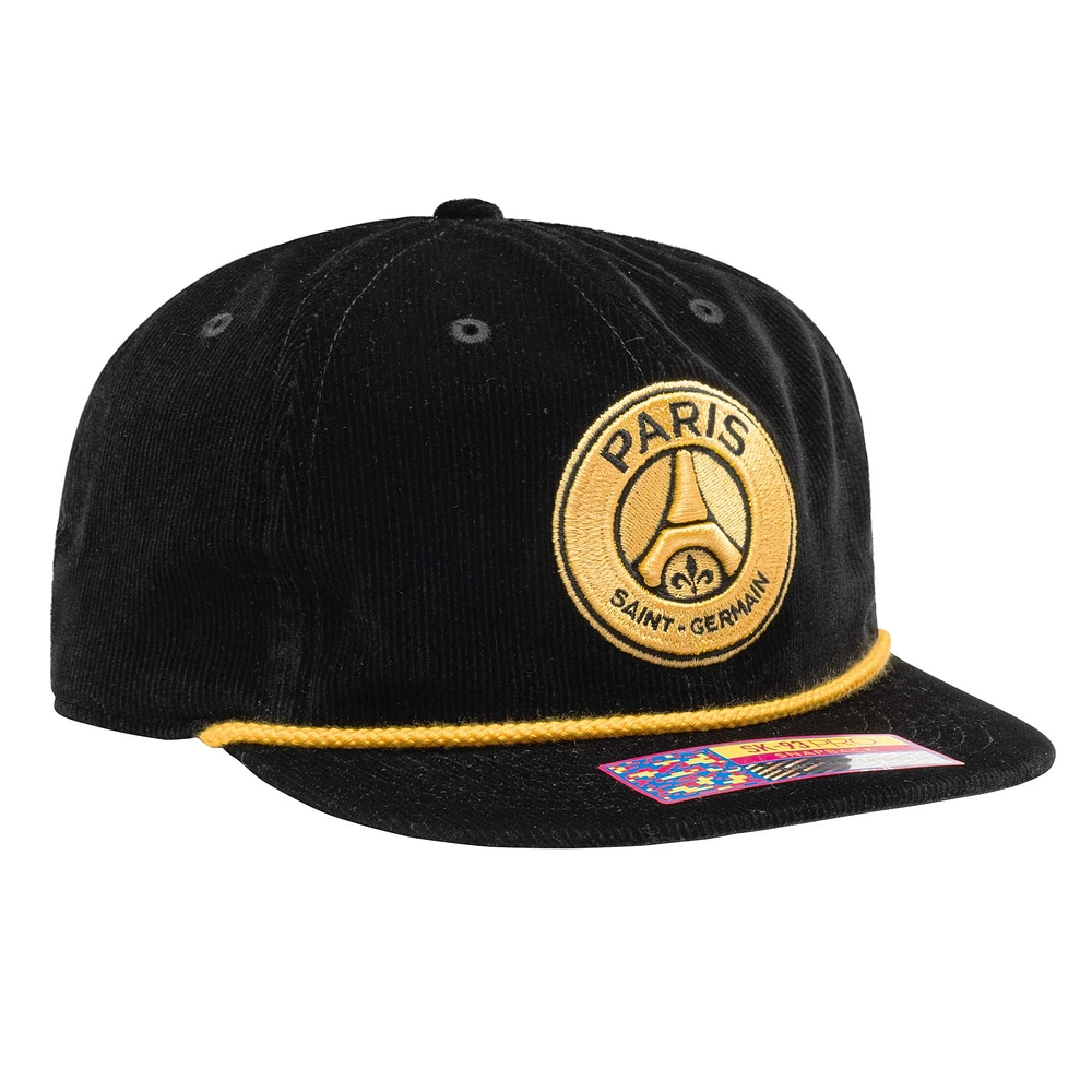 Casquette réglable Paris Saint-Germain Snow Beach homme noire