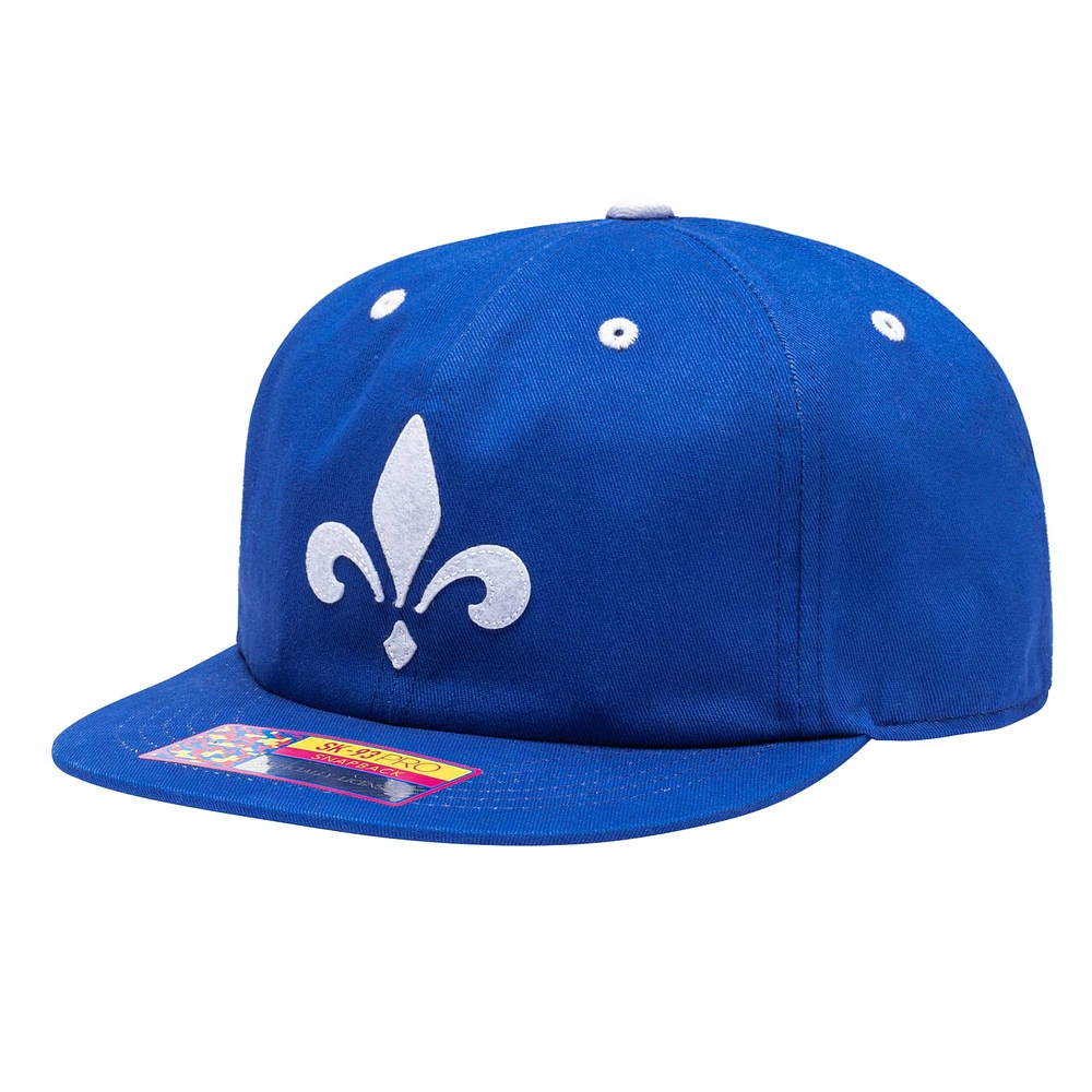 Casquette Snapback Fan Ink Blue Paris Saint-Germain Bankroll Homme