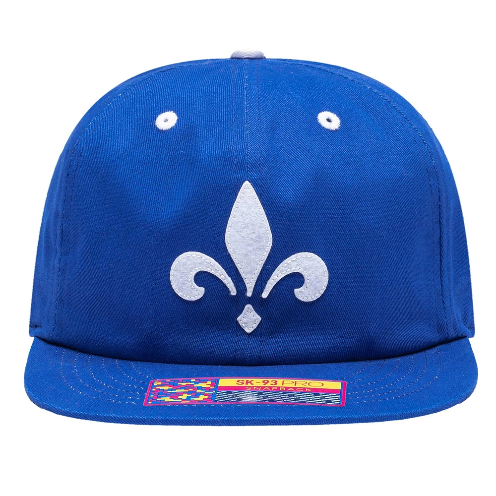 Casquette Snapback Fan Ink Blue Paris Saint-Germain Bankroll Homme