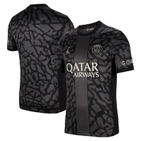 Maillot Jordan Brand Anthracite Paris Saint-Germain 2023/24 Third Stadium Replica pour homme