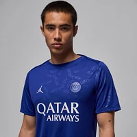 Men's Jordan Brand Blue Paris Saint-Germain 2024/25 Fourth Academy Pro Pre-Match Top