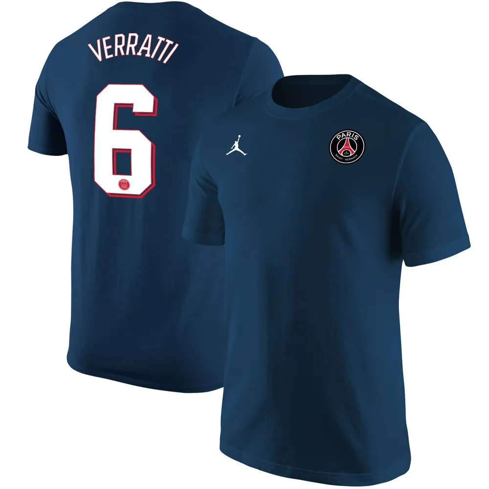 Lids Marco Verratti Paris Saint-Germain Jordan Brand Name & Number