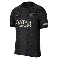 Men's Jordan Brand Presnel Kimpembe Anthracite Paris Saint-Germain 2023/24 Third Match Authentic Player Jersey