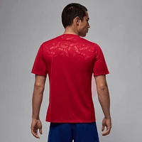 Haut d'avant-match Jordan Brand rouge Paris Saint-Germain 2024/25 Fourth Academy Pro pour homme