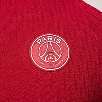 Men's Jordan Brand Red Paris Saint-Germain 2024/25 Fourth Advance Strike Drill Performance Quarter-Zip Top