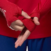 Men's Jordan Brand Red Paris Saint-Germain 2024/25 Fourth Advance Strike Drill Performance Quarter-Zip Top