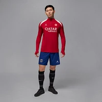 Men's Jordan Brand Red Paris Saint-Germain 2024/25 Fourth Advance Strike Drill Performance Quarter-Zip Top