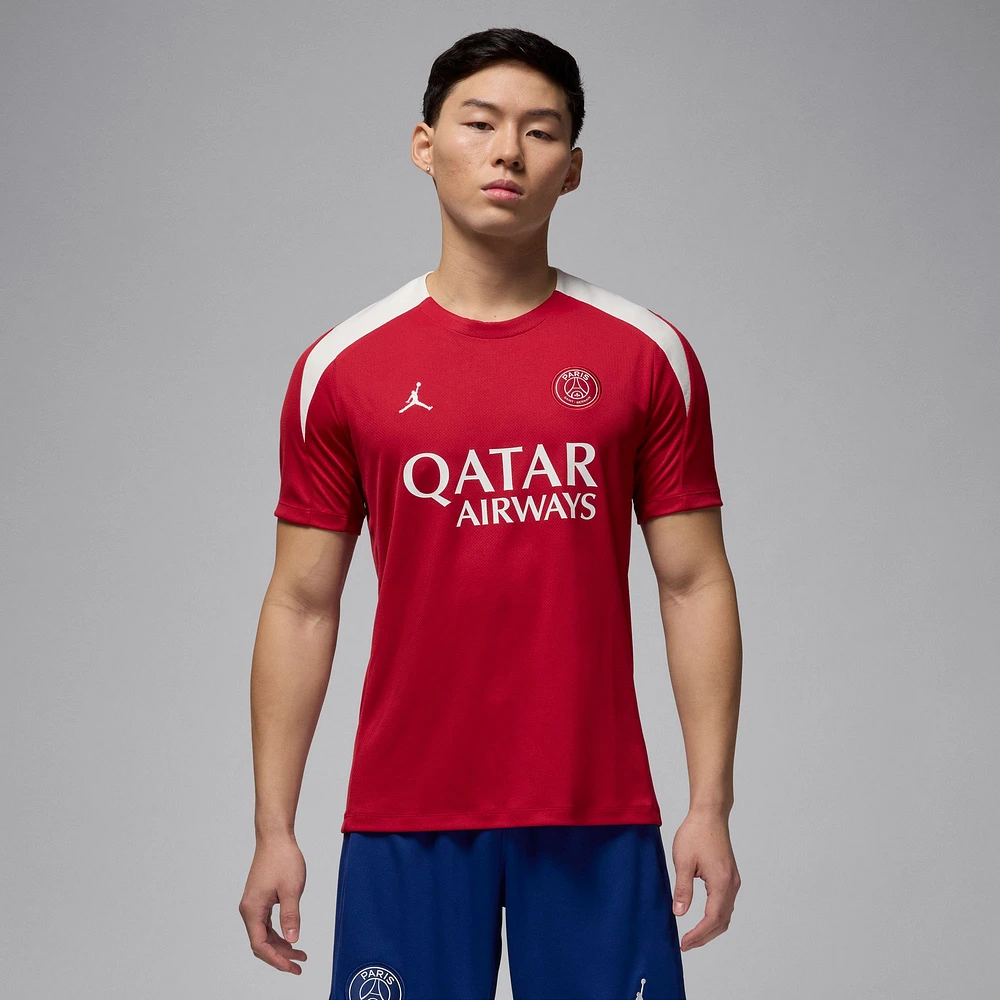 Haut Jordan Brand Paris Saint-Germain 2024/25 Fourth Strike Performance pour homme Rouge