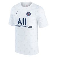 Men's Jordan Brand White Paris Saint-Germain 2021/2022 Pre-Match Performance Top