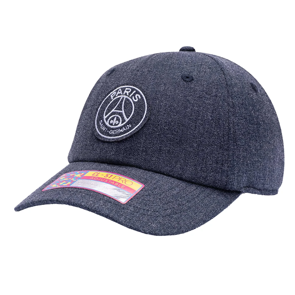 Men's Navy Paris Saint-Germain Berkeley Classic Adjustable Hat