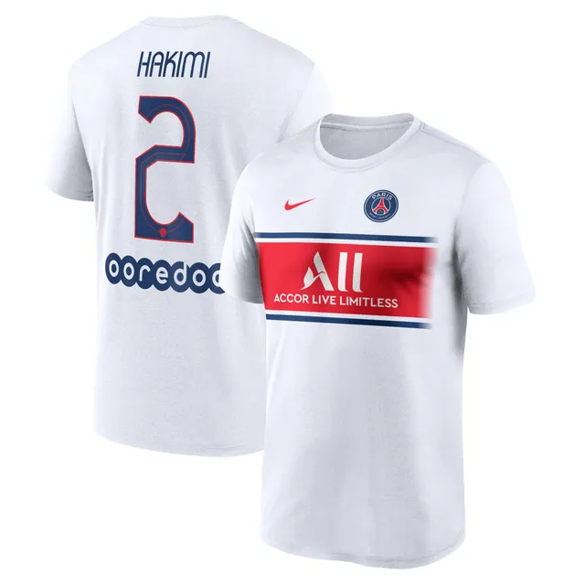 Achraf Hakimi Paris Saint-Germain 2023/24 Stadium Away Big Kids' Nike  Dri-FIT Soccer Jersey