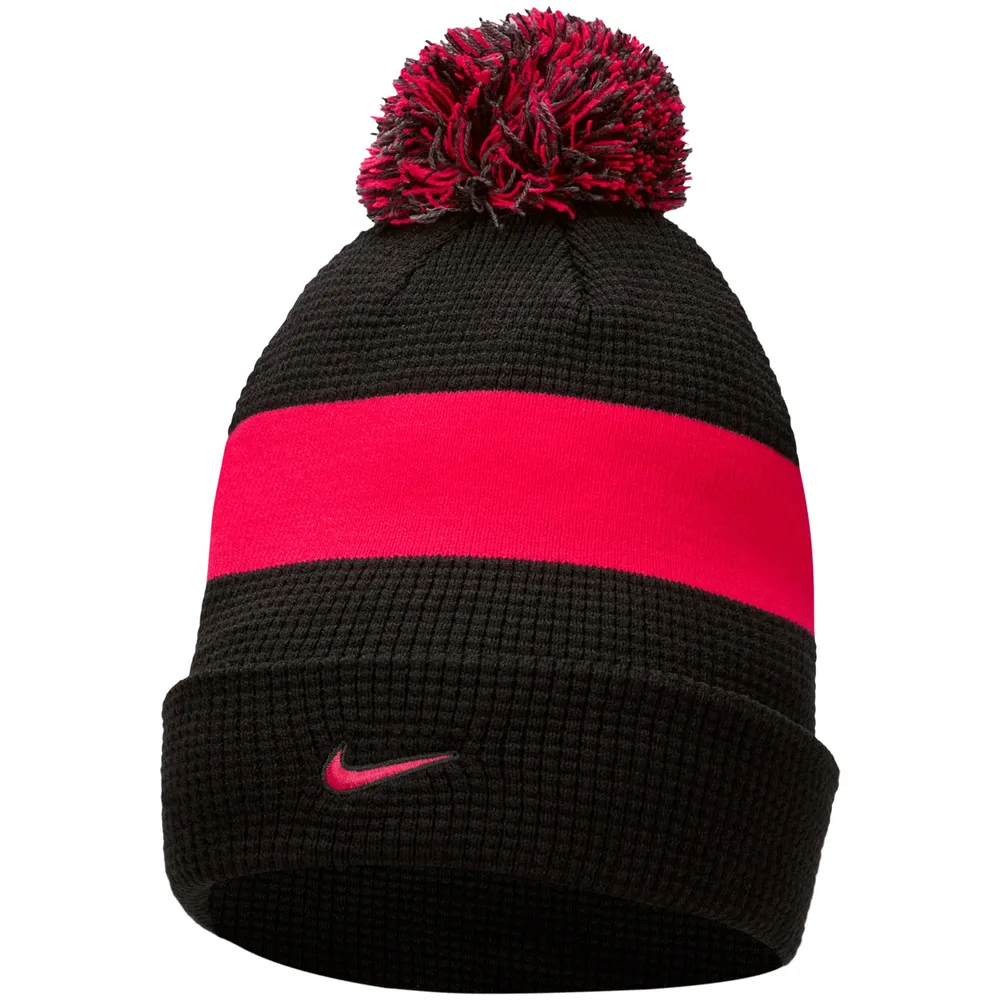 Zonder twijfel zij is Gebakjes Lids Paris Saint-Germain Nike Cuffed Knit Hat with Pom - Black/Pink | Green  Tree Mall