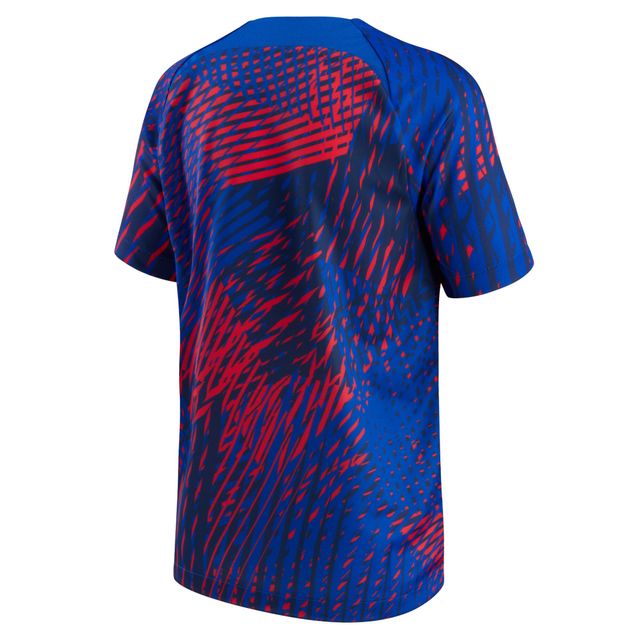 Haut d'avant-match Nike Paris Saint-Germain 2022/23 Homme Bleu