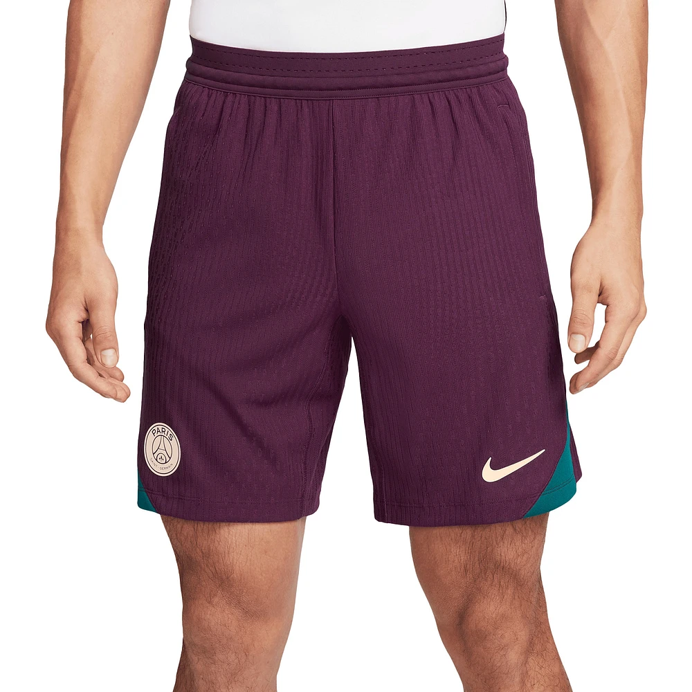 Men's Nike Burgundy Paris Saint-Germain 2024/25 Advance Strike Shorts