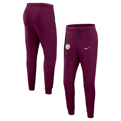 Pantalon de jogging Nike Paris Saint-Germain 2024/25 Tech Fleece Bordeaux pour Homme