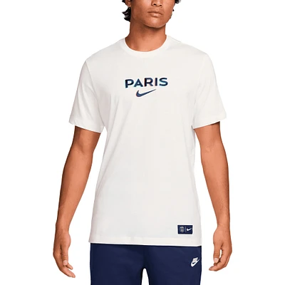 T-shirt Nike Paris Saint-Germain Unite pour homme couleur crème