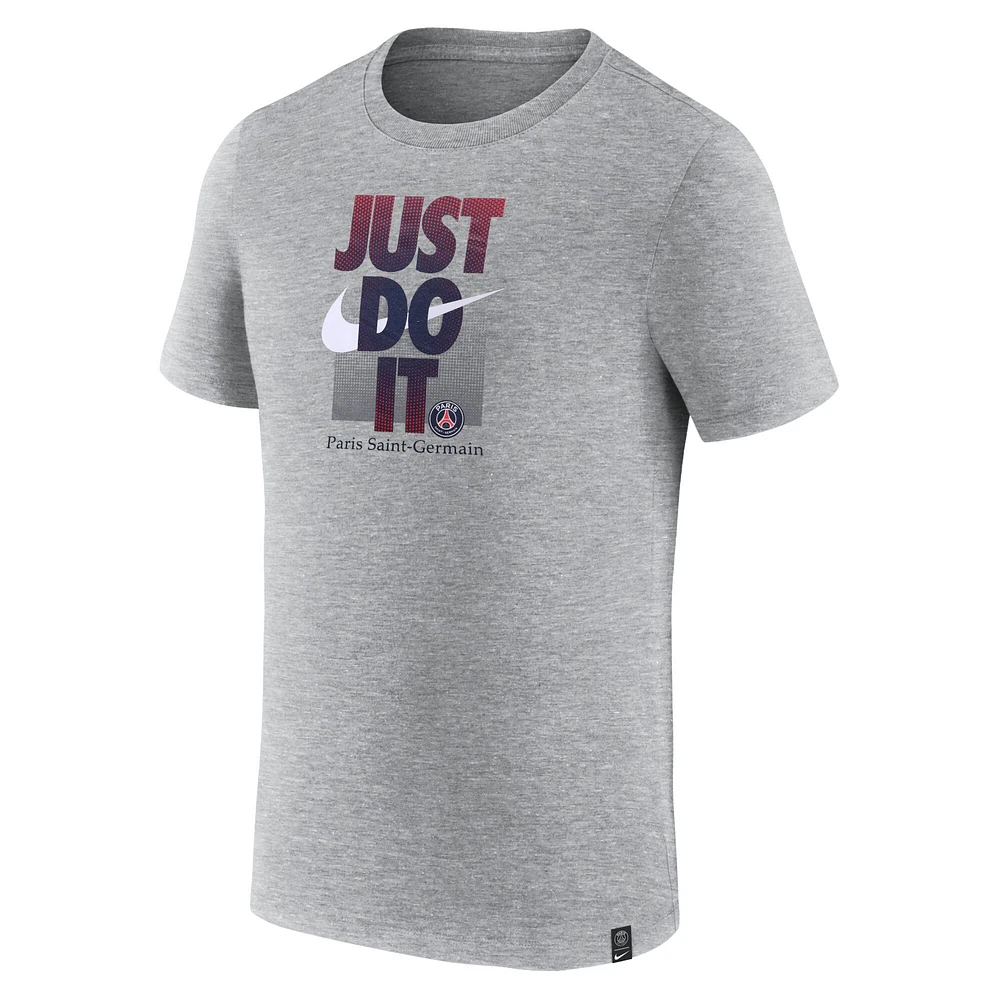 T-shirt Nike Paris Saint-Germain Just Do It gris pour homme