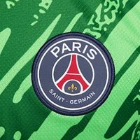 Men's Nike  Green Paris Saint-Germain 2024/25 Goalkeeper Replica Stadium Long Sleeve Jersey