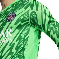 Men's Nike  Green Paris Saint-Germain 2024/25 Goalkeeper Replica Stadium Long Sleeve Jersey