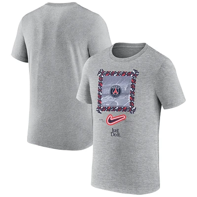 T-shirt Nike Paris Saint-Germain DNA gris chiné pour homme