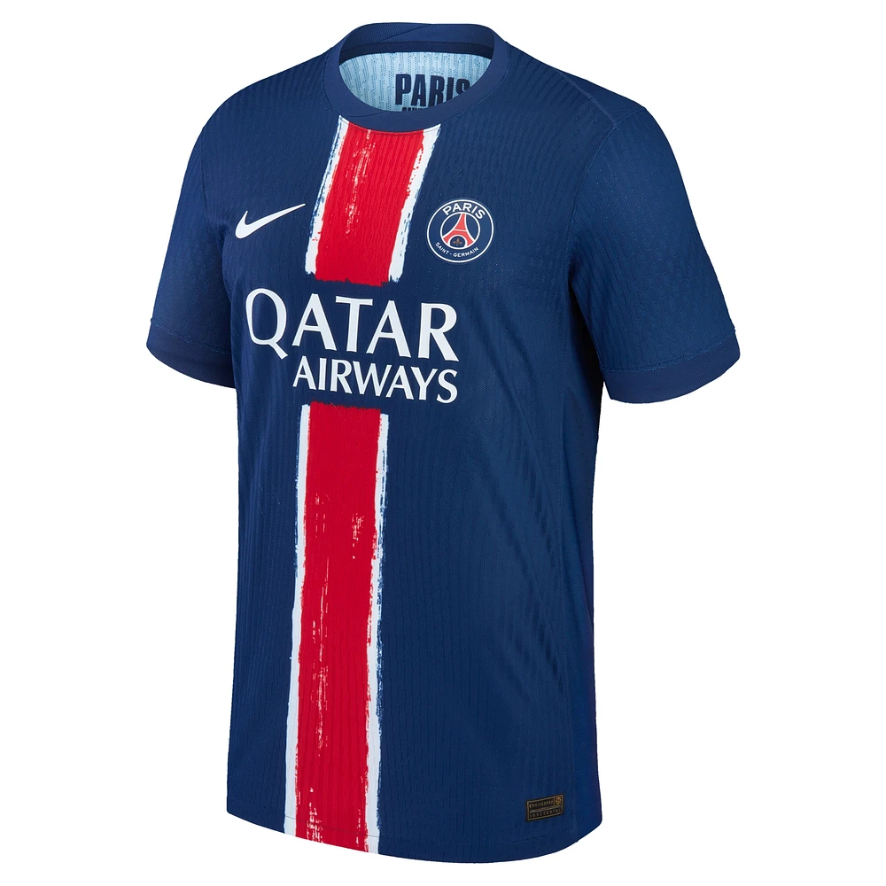 Men's Nike Khvicha Kvaratskhelia Navy Paris Saint-Germain 2024/25 Home Authentic Player Jersey