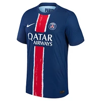 Men's Nike Khvicha Kvaratskhelia Navy Paris Saint-Germain 2024/25 Home Authentic Player Jersey