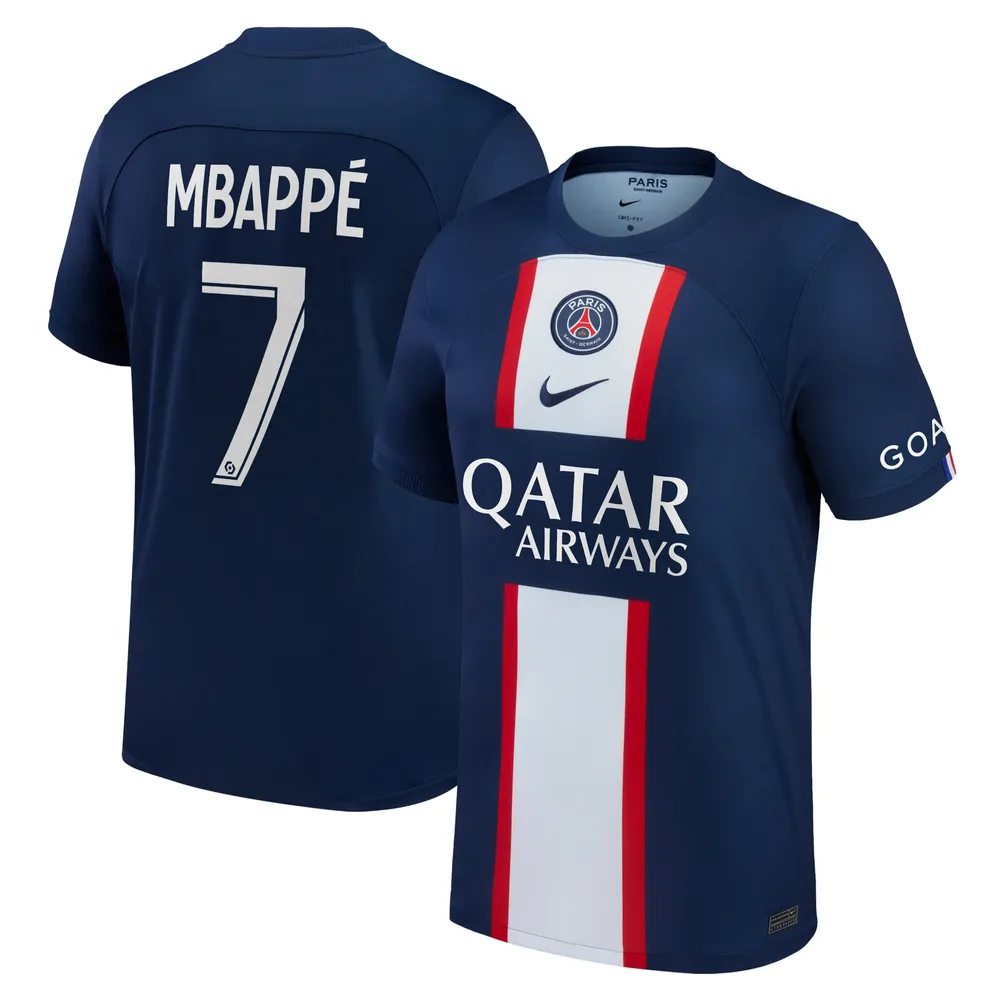 Kylian Mbappé Paris Saint-Germain Nike 2022/23 Home Replica Player Jersey - Blue | Foxvalley Mall