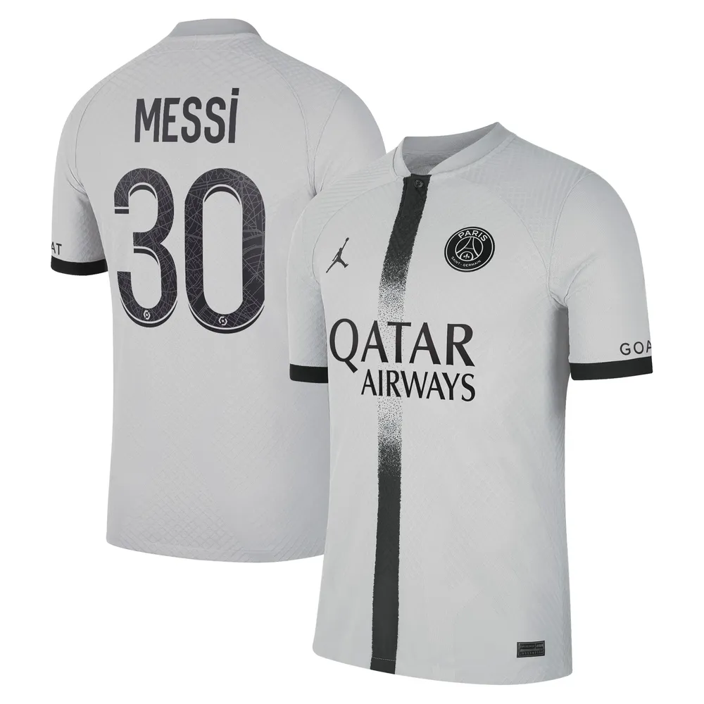 Remmen tevredenheid fluweel Lids Lionel Messi Paris Saint-Germain Nike 2022/23 Away Vapor Match  Authentic Player Jersey - Black | The Shops at Willow Bend