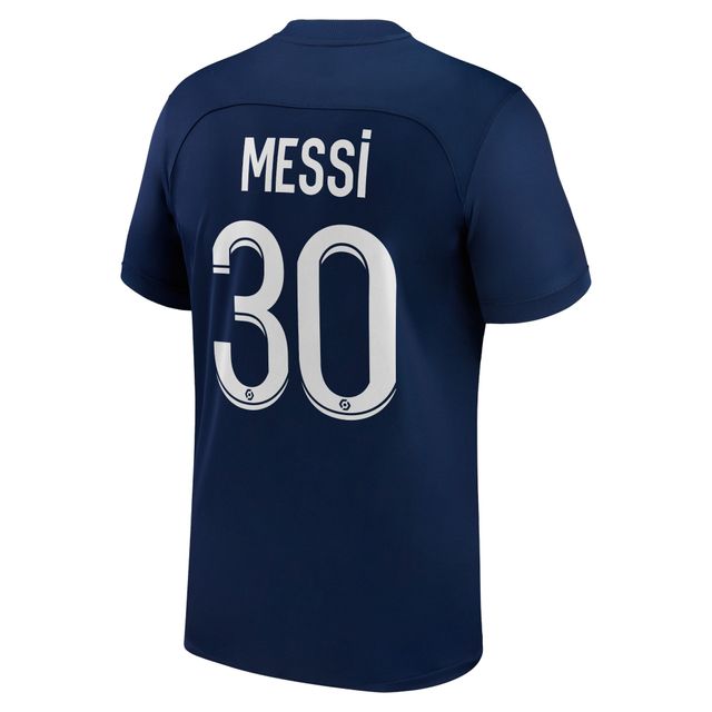 Men's Nike Lionel Messi White Paris Saint-Germain 2022/23 Third Breathe Stadium Replica Player Jersey Size: Medium