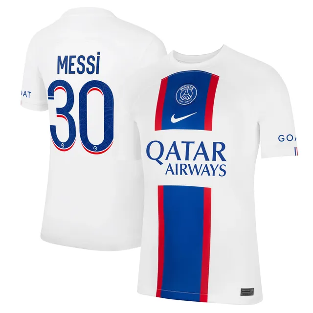 Lionel Messi Barcelona Nike Youth 2021/22 Home Replica Player Jersey - Blue