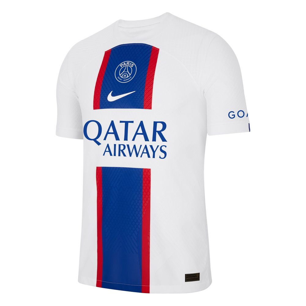 Men's Nike Lionel Messi White Paris Saint-Germain 2022/23 Third Vapor Match Authentic Player Jersey Size: Small